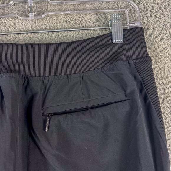 Athleta Brooklyn Pants Womens 10 Black Jogger Stretch Pull On Lightweight - Picture 10 of 16